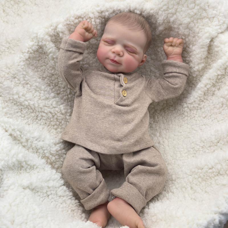 Lifelike Reborn Baby Dolls Boy Pascale- 18 Inches Real Anatomically Correct Baby Doll Poseable Full Body Vinyl That Look Real Soft Babies