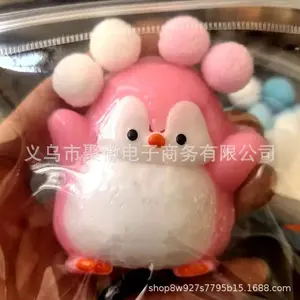 Little Penguin Pinch Music Simulation Creative Decompression Toy Mud Slow Rebound Pinch Decompression Artifact
