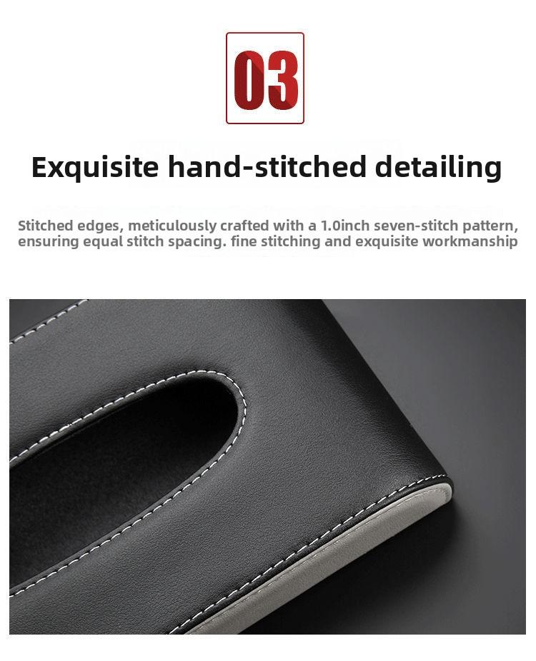 Car Tissue Box for Car Visor Hanging Auto Paper Towel Holder Vehicle Interior Accessories Car Napkin Dispenser for Rear Seat Dashboard Storage Automotive Supplies