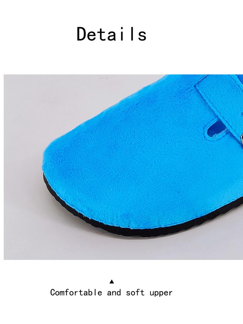 Women's Fashion New Open Toe Slip-On Sandals, Comfortable Single Buckle Design, Casual Outdoor & Indoor Wear, Simple Flat Shoes