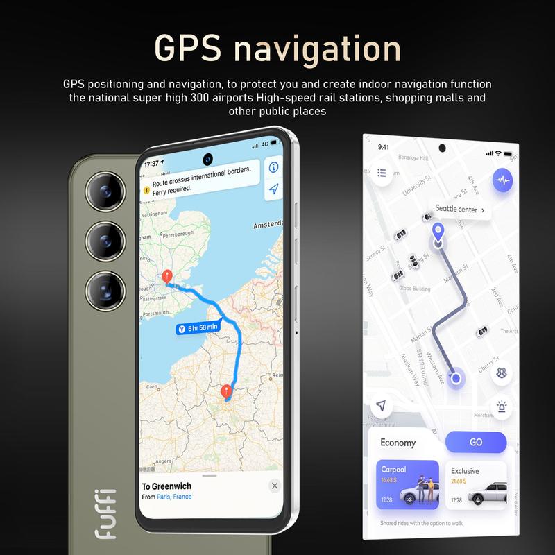 Fuffi Fashion Smartphone, Global 4g Network, 6.56-Inch HD Screen, 3gb RAM 32GB ROM, Quad-Core Processor, Dual Sim, 3100mah Battery, Android 10, Cellphone