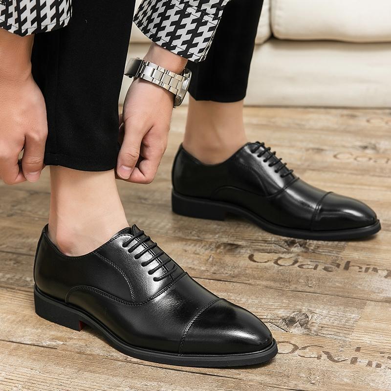 Men's Luxury Business Oxford Shoes, Smoke Color, Handmade Pointed Toe Formal Dress Shoes, Elegant Footwear for Professional Occasions