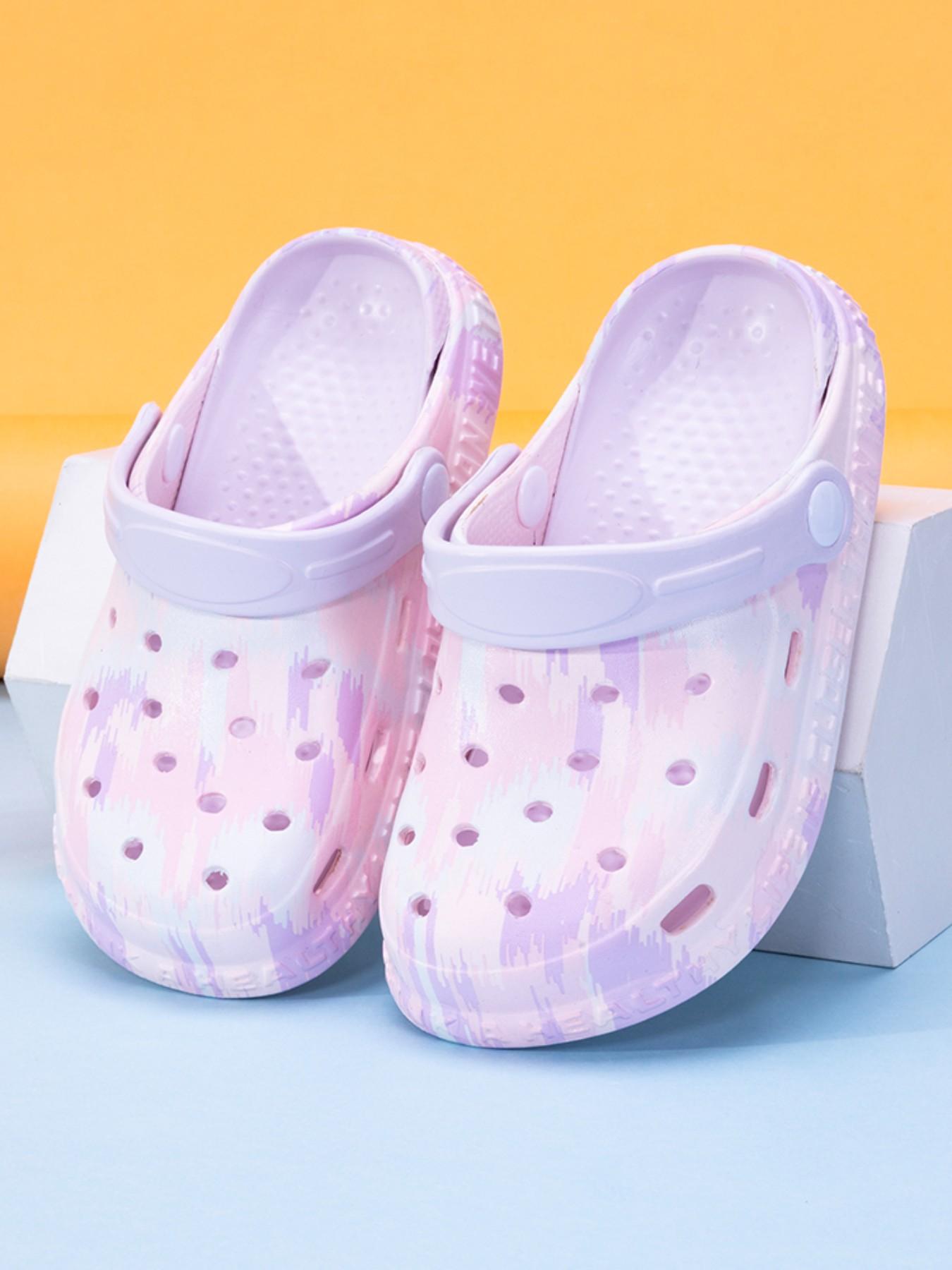 Children Summer New Comfortable Hole Shoes Soft Bottom Anti-Slip Sandals Baby Water Play Beach Slippers