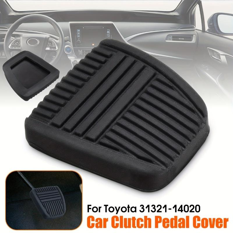 2pcs Black Brake Clutch Pedal Pad Rubber Cover Trans Vehicles For Toyota 31321-14020
