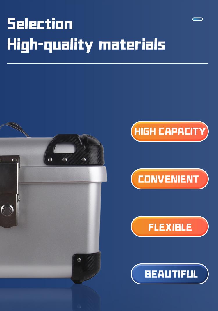 Pedal motorcycle trunk, electric bike anti-theft, waterproof, anti fall, super large, durable, detachable and applicable