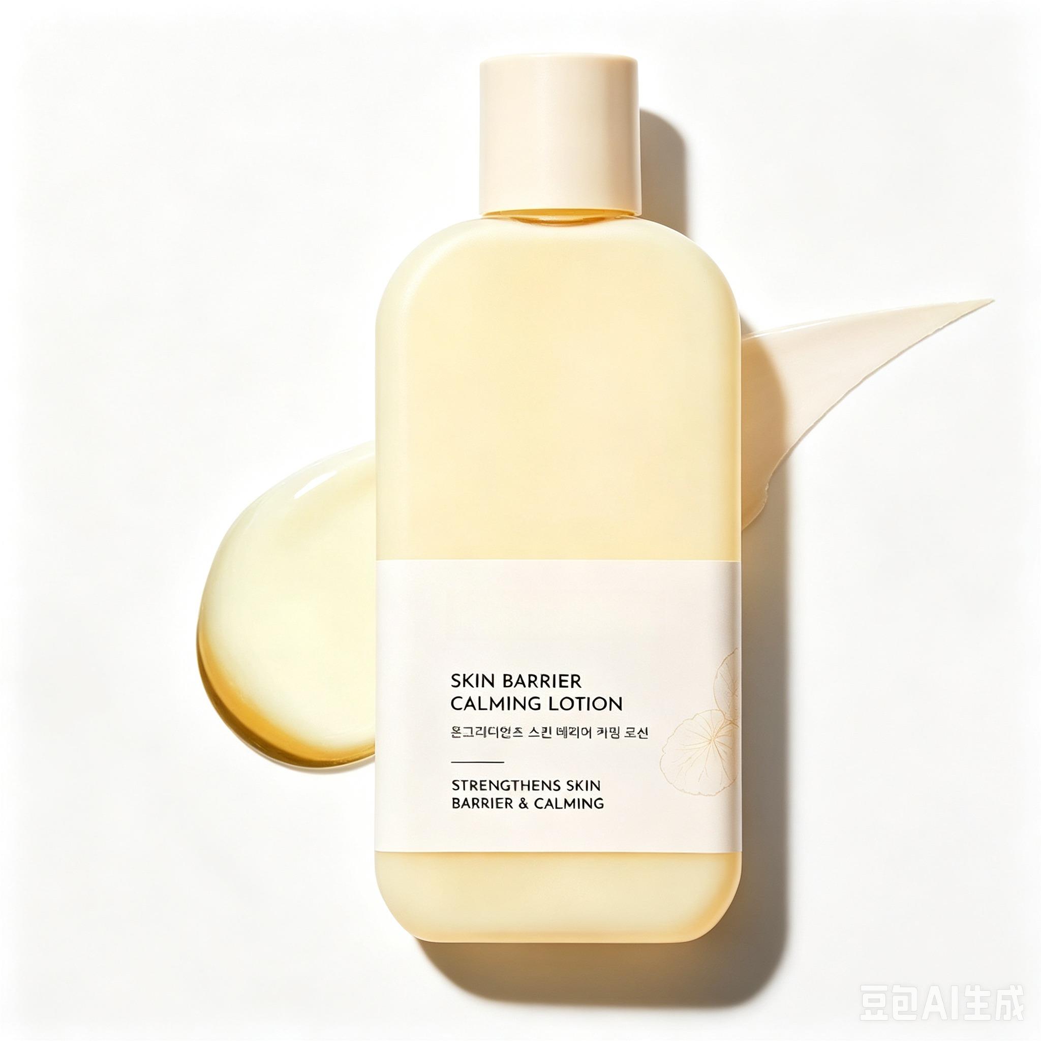 Skin Barrier Calming Lotion 220ml / 7.43 fl.oz -  Hydrating Lotion for Smooth Makeup Prep & Glowy Skin, Deeply Moisturising, GHK-Cu, CiCA + TECA, Peptide, Collagen, Non-Comedogenic Facial Daily Moisturizer, Korean Skincare, Collagen Deep Hydration