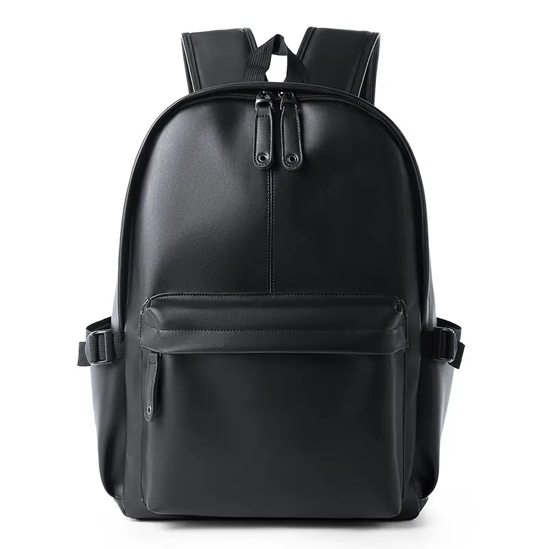Men’s Faux Leather Fashion Backpack - Smooth Textured, Chic Look, Lightweight Casual Rucksack, Practical Daypack for Young Men, Ideal for School & Urban Travel