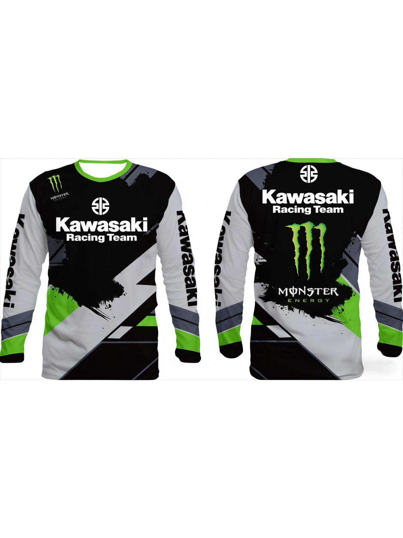 T-shirt and Long Sleeved Personalized Motorcycle Shirt, Motorcycle Sports Fitness Men's and Women's Outdoor T-shirt