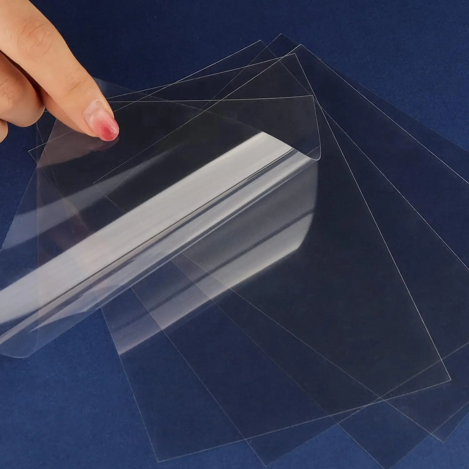 Heat Resistant Clear Acetate Sheets for Making Shaker Windows 5 count/Sets Transparent Plastic Sheets for DIY Scrapbooking  Shaker Cards Album Photo Frame Accessories 8.5x11inch