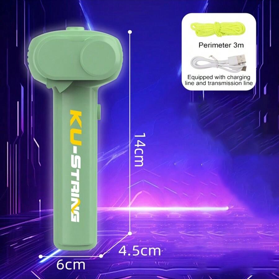 Launcher Loop Fidget Toy, Rope Launcher Zipstring Handheld, Adjustable Speed Luminous Rope Lasso, Kids & Adults Fun Game Squirt Toy