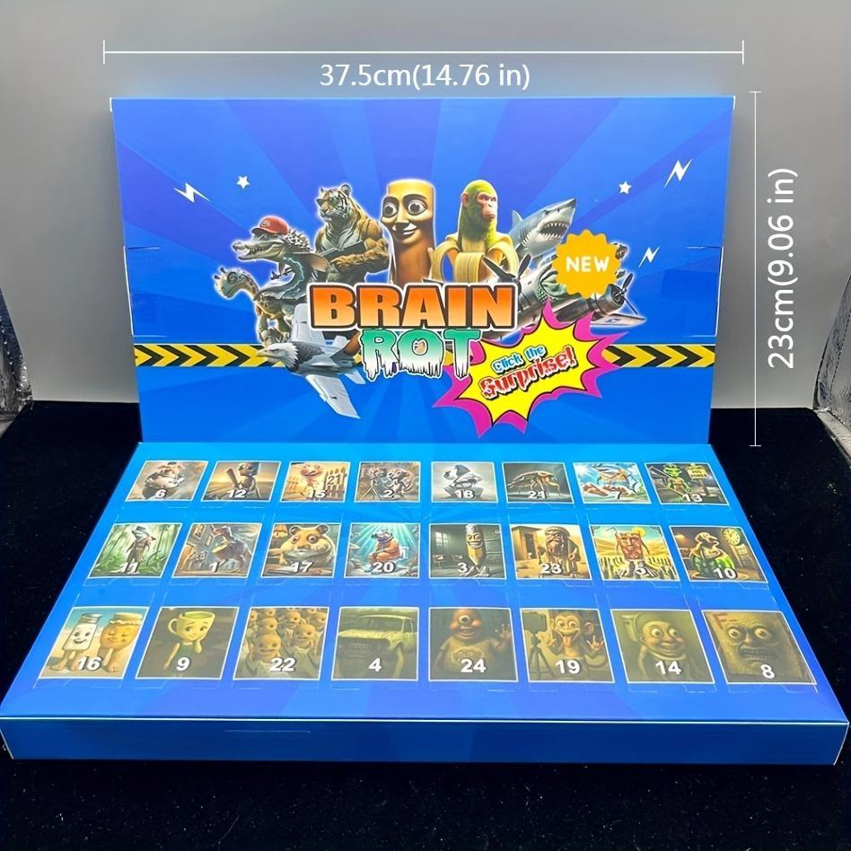 24-Piece Christmas Figurine Box Set, Collectible Figurine, Tung-Tung-Tung Sahur Figures, Ideal for Game Room Decor & Collecting, Perfect Holiday Gift