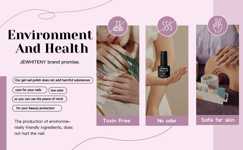 JEWHITENY 27 Colors Gel Nail Polish Kit with U V Light, 120W U V LED Nail Dryer Lamp Curing Gel Nail Polish Set Popular Gel Nail Polish Set DIY at Home, Nail Manicure Tools Matte Gift