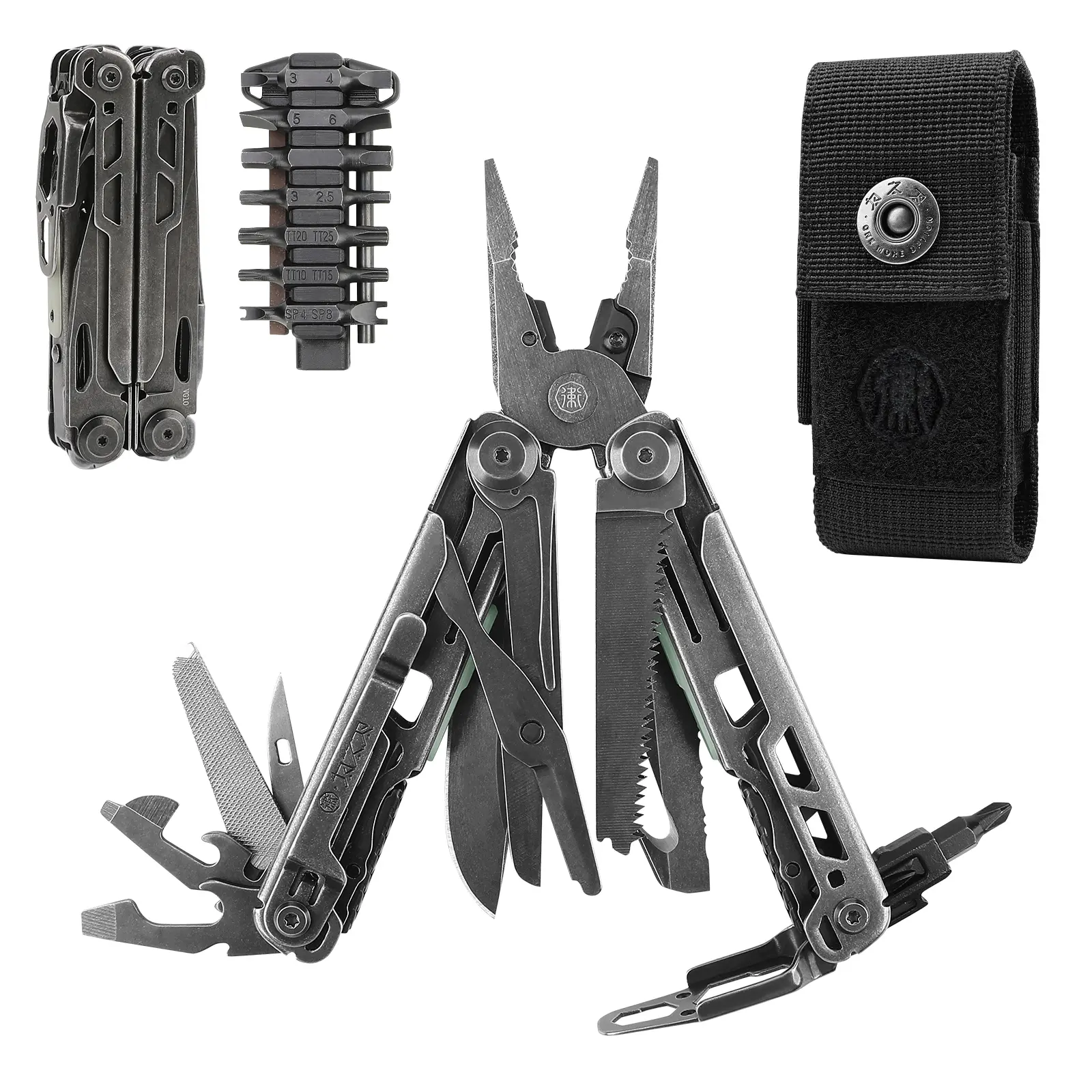 Xhandle MT-05 25-in-1 Folding Pliers EDC Multitool VG10 Steel Cutter 440A Scissors 14 Screwdriver Bits Saw File Outdoor Camping Tool Gift for Men