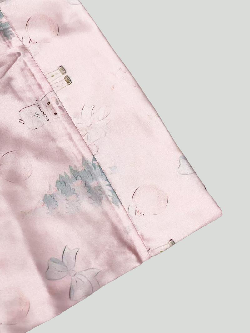 Women's Christmas Print Pajamas Set, Nightwear Lounge Set, Casual Home Wear Loungewear, Soft & Cozy Sleepwear for All Seasons, Perfect Gift Idea