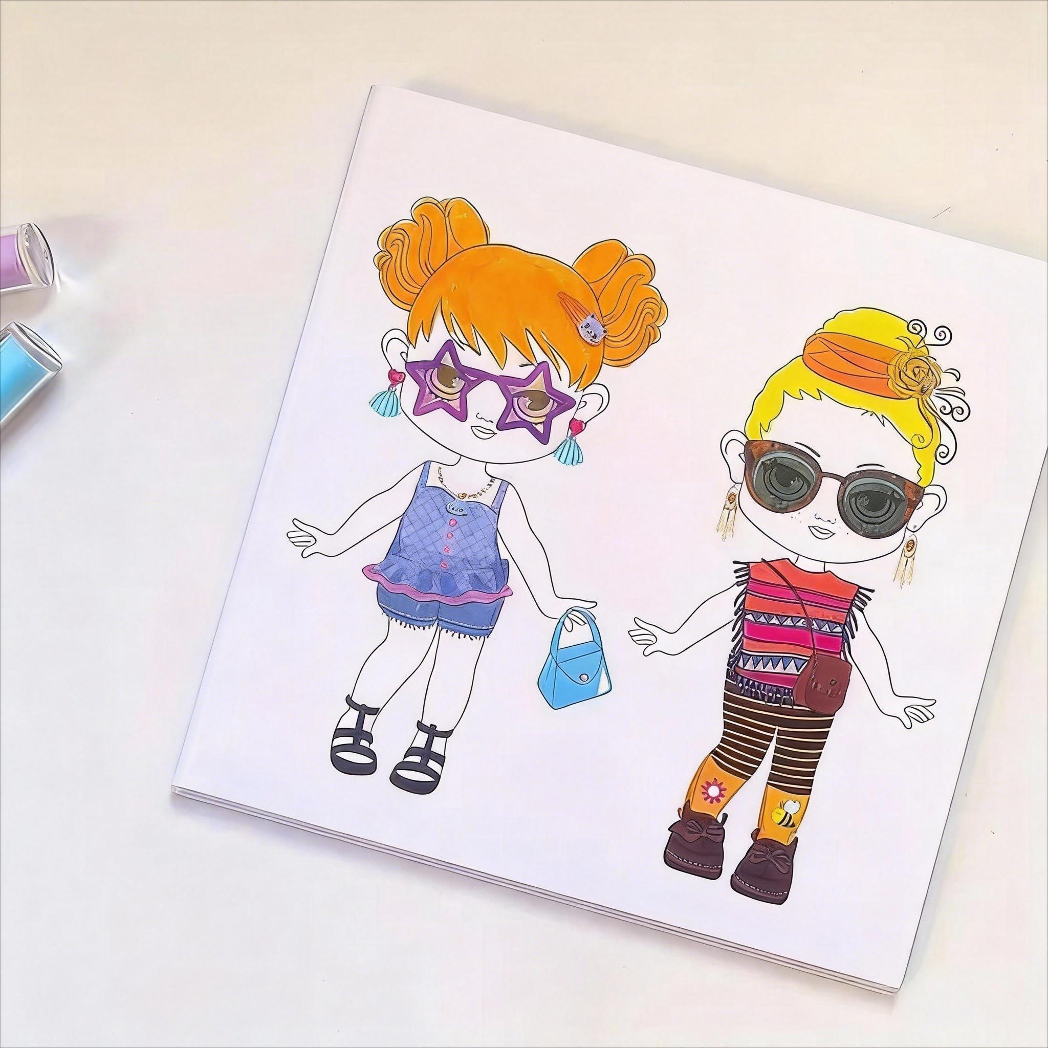 Creative Makeup Sticker Coloring Book, Learn Makeup Skills, Develop Aesthetic Sense, Enjoy DIY Beauty Fun!