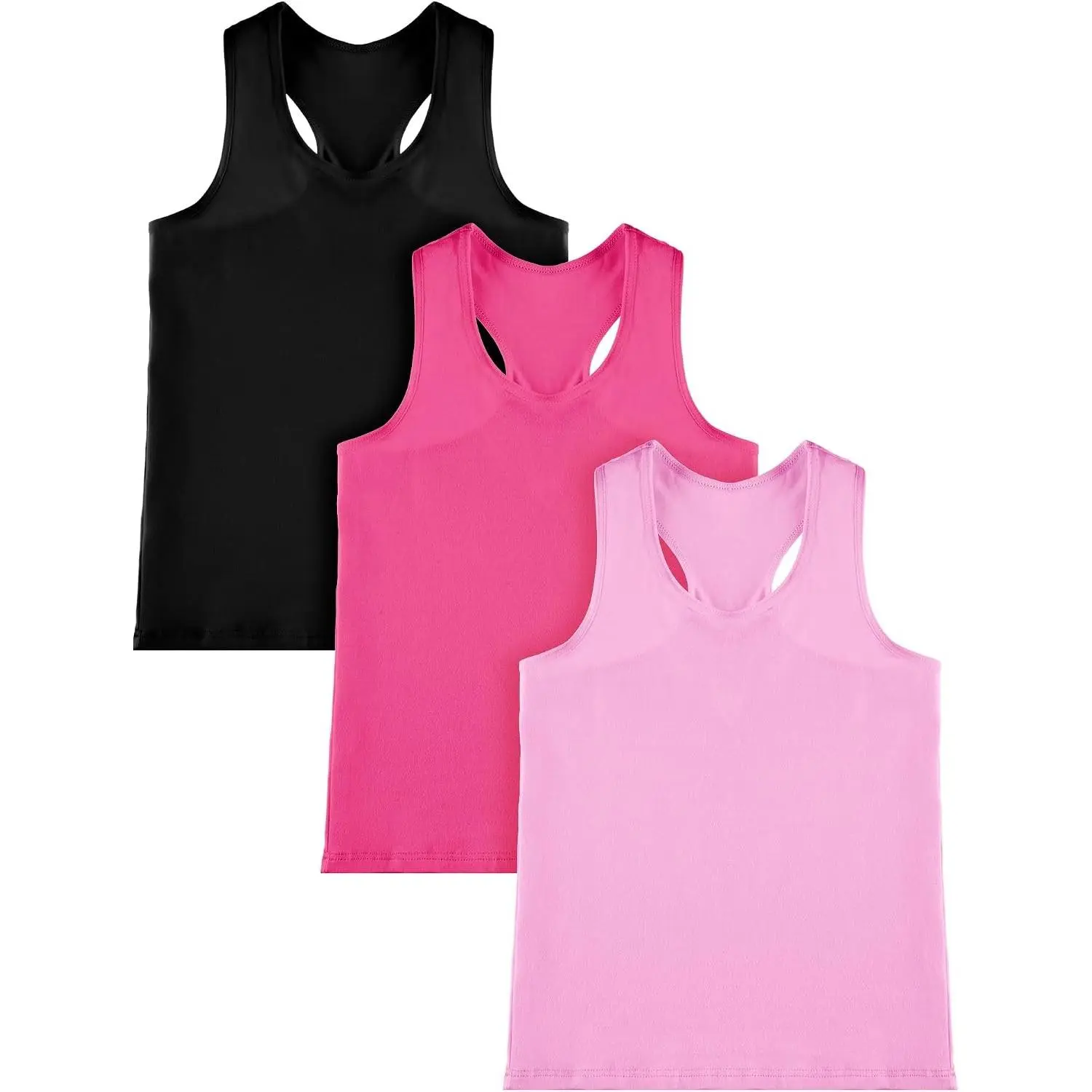 Girls Racerback Crop Tank Top Sleeveless Dance Outfit for Ballet Gymnastics Athletic WearGift