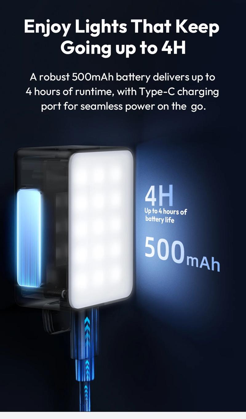 Ulanzi Pocket3 Accessories Collection, Expansion Adapter & Mini Tripod Kit for DJI Osmo Pocket 3 Mount with 1/4" Screw, Quick Release LED Light, Action Camera Accessories