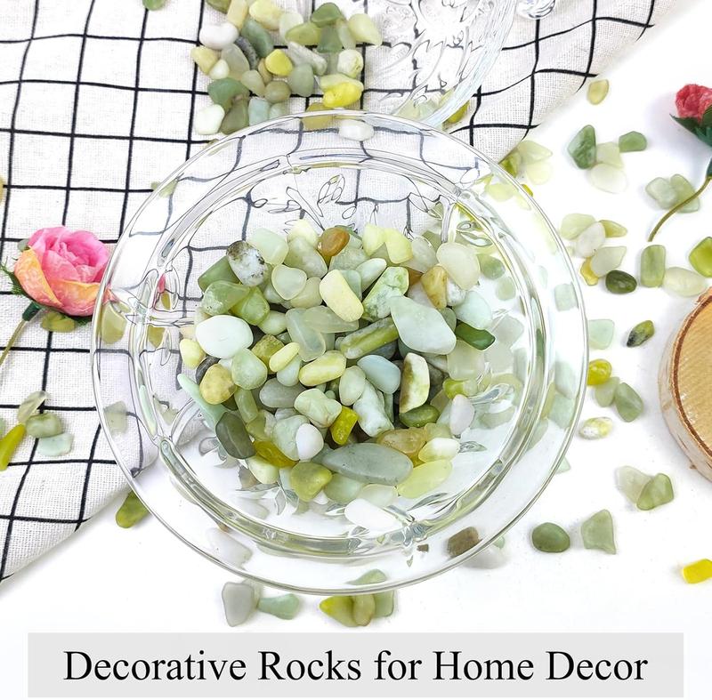 2 lbs Pea Gravel - 3/8 Inch Small Pebbles Rocks for Indoor Plants, Succulents, Cactus, Fish Tank, Terrarium, Landscaping and Decorative Stones(32 oz, 6-9 mm)