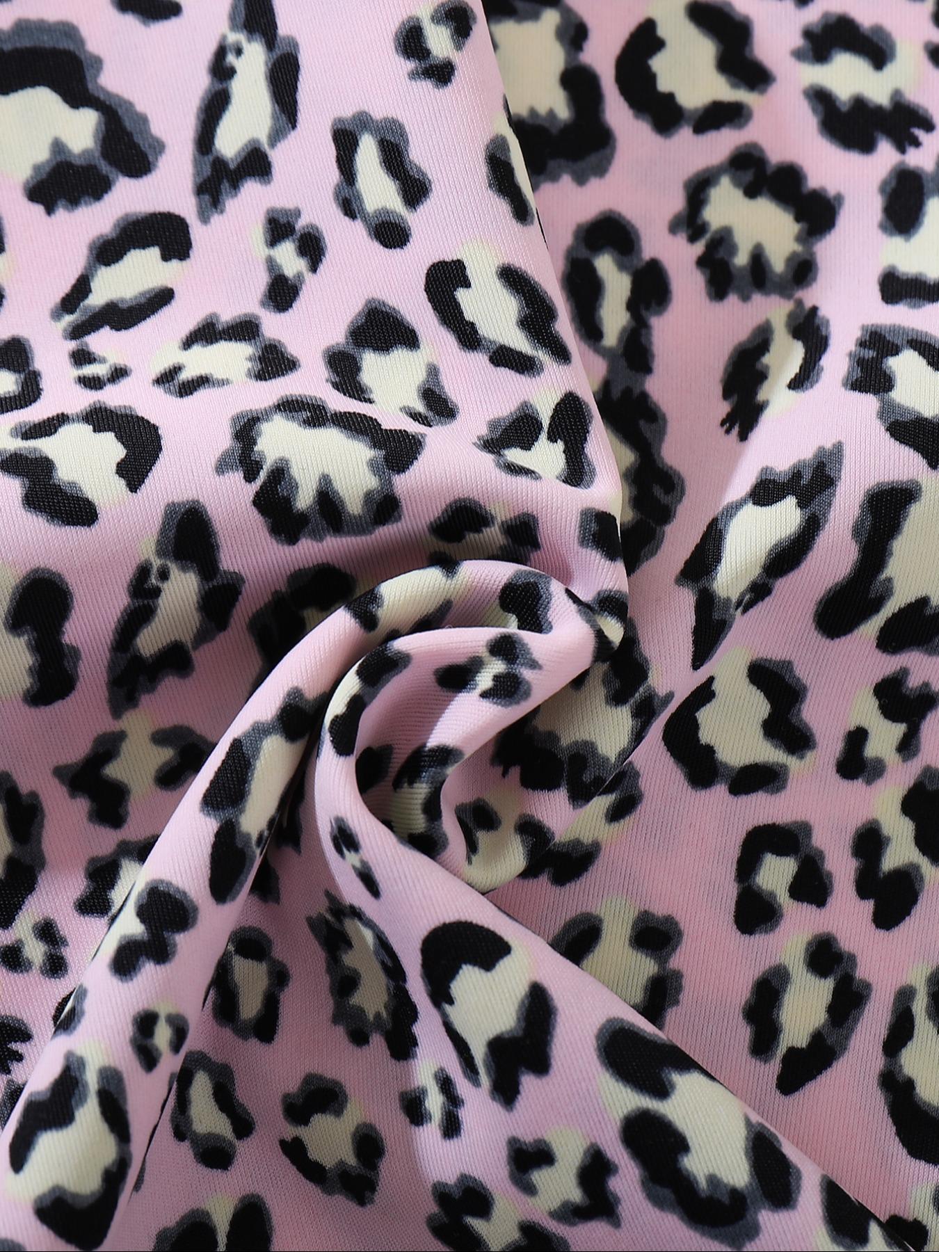 Women's Solid Color/Leopard/Cherry Print High Waist Panty, High Stretch Breathable Comfortable Quick Drying Seamless Knicker for Daily Wear, Ladies Underwear for All Seasons, High Waisted Seamless