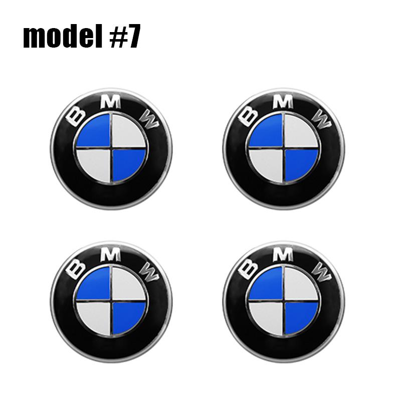 4Pcs 56mm 60mm 65mm Car Styling Wheel Center Hub Caps Stickers Car Decorative Sticker Emblem Badge For BMW M E36 E39 E46 E30 E34 E53 E90 E60 E70 E87 E92 F10 F20 F30 X1 X3 X5 X6 Accessories Car Decals