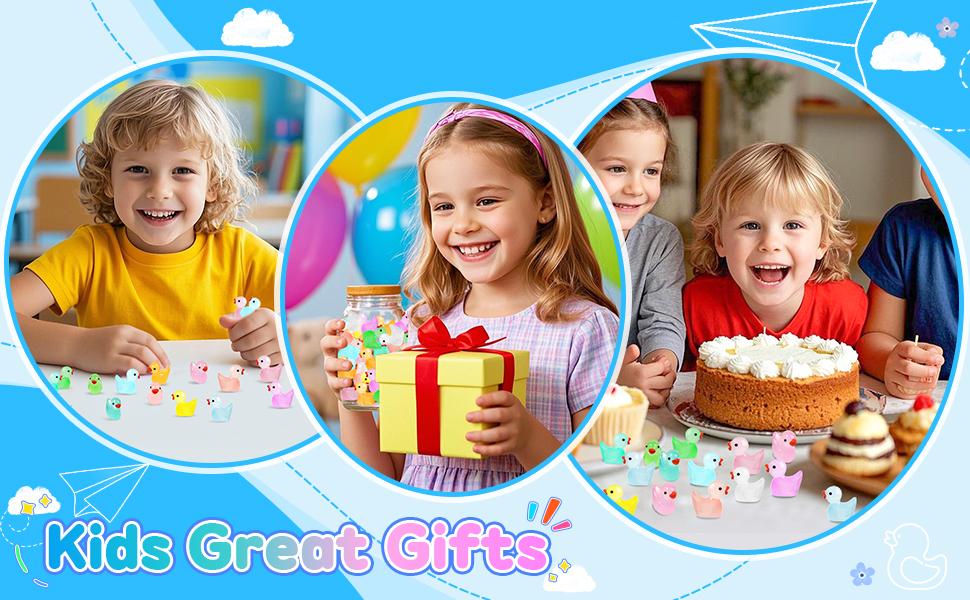 200pcs Luminous Mini Resin Ducks Animals for Valentine Tiny Dog Dinosaur Chicken Rabbit Discover the Glow in the Dark Treasures Hiding in the Corners of Fairy Tales Awaits Your Discovery Collectible Figurines Decoration Figure