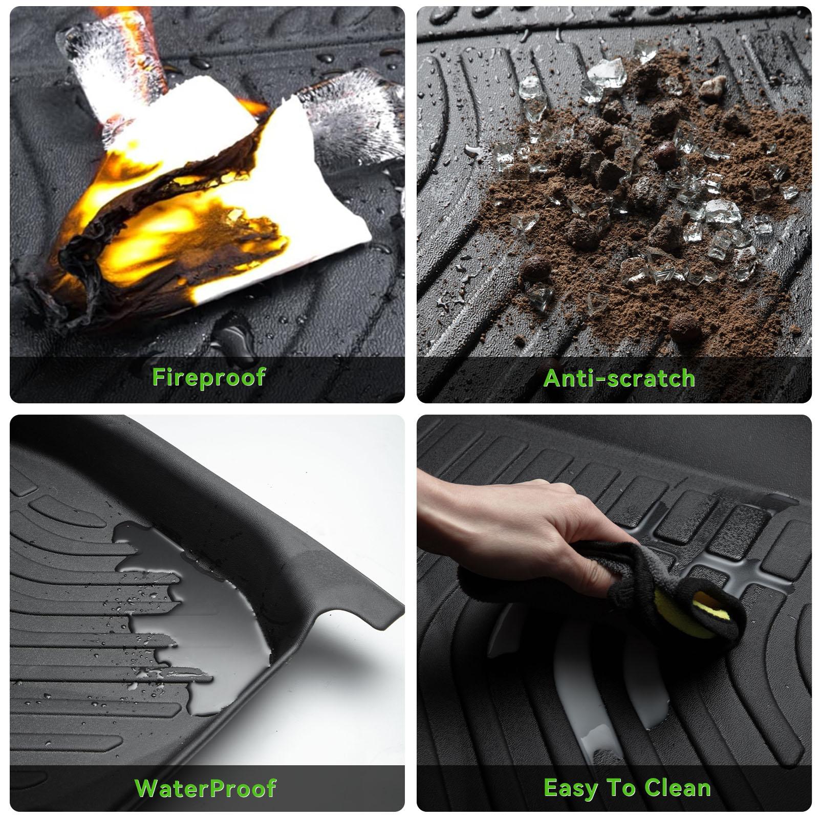 Depituu For Volkswagen VW Jetta 2012-2018 Floor Mats & Cargo Liners, All Weather Floor Mats,Waterproof Anti-slip Durable Floor Mats Car Accessories Autos Protector Automotive,auto accessories,car essentials,car accessories,trunk or treat car