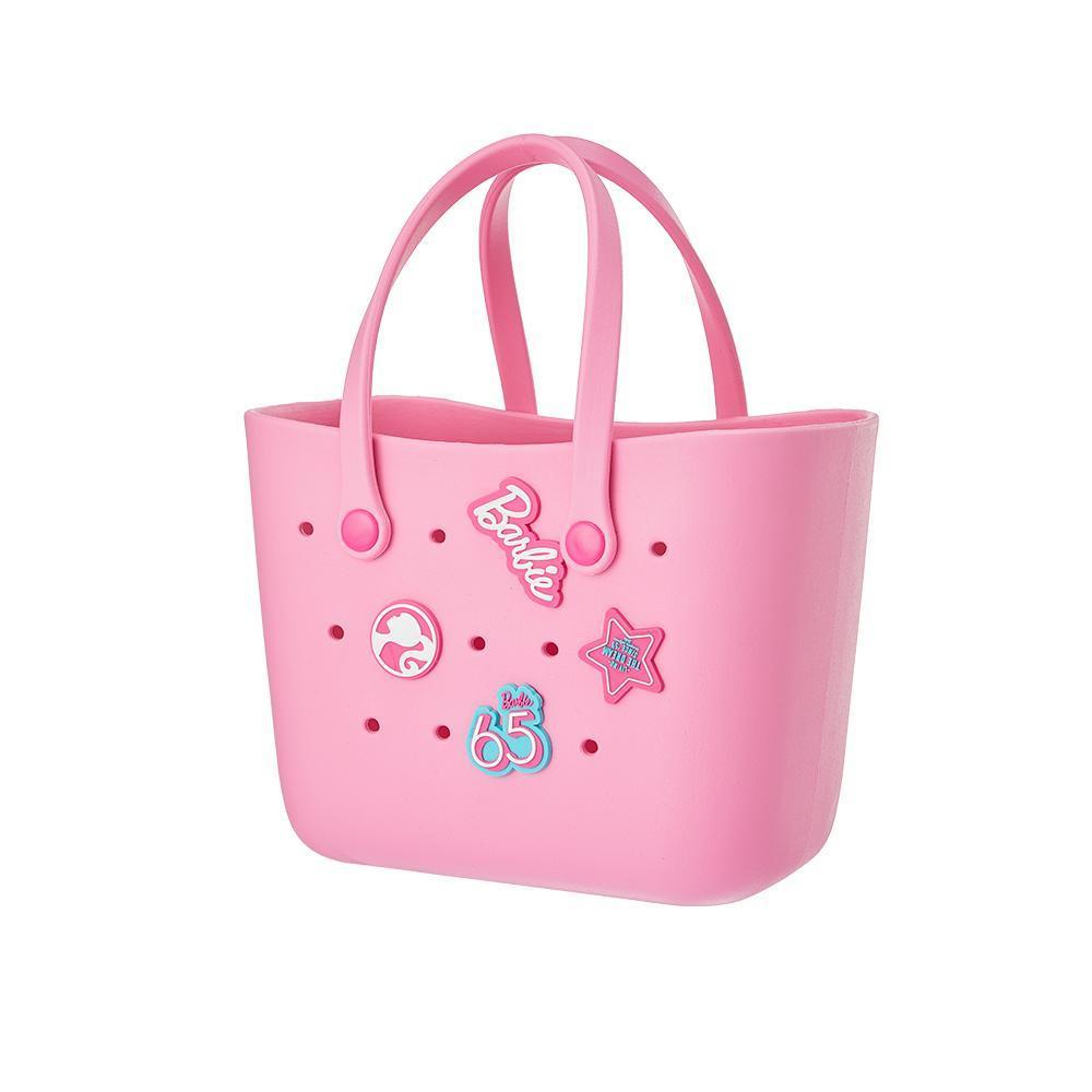 Barbie Daylight Shiny Series 3 Color - Cute Design Durable Lunch Bags For Girls Suitable Size Pink Pale Pink Blue Bento Bags With Repairable Handle, Surprise Halloween Gift for Girls and Daughters, Halloween Basket