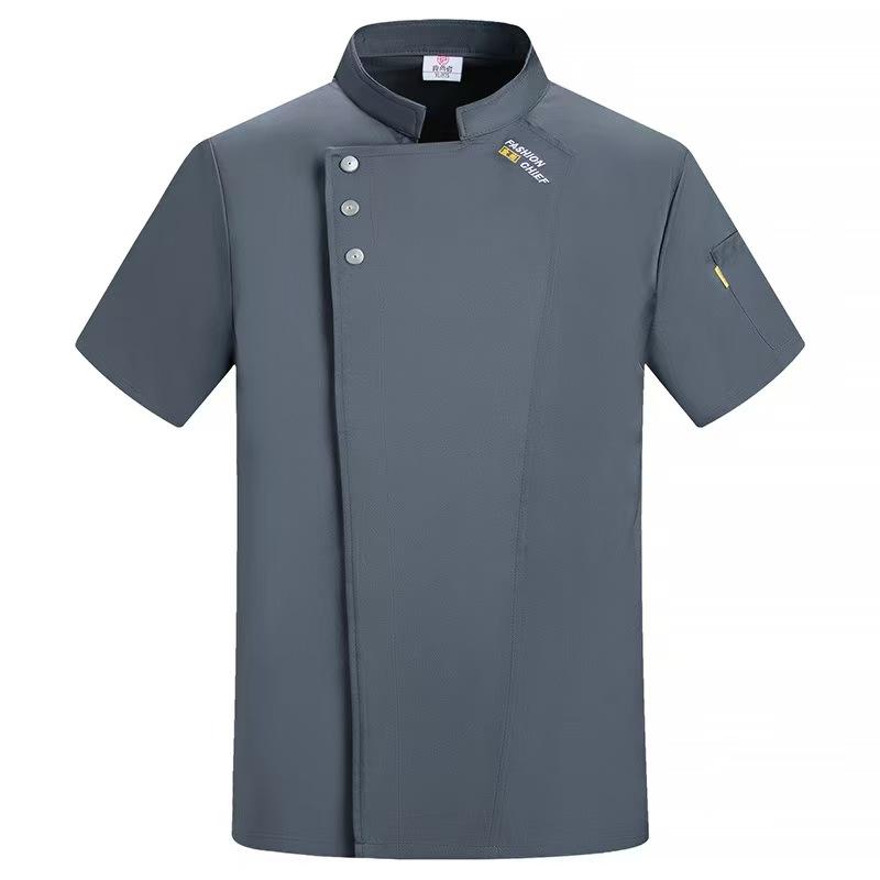 [Chef Uniform Four Colors] A Chef's Uniform Available in Four Colors, Featuring Pockets Suitable for Kitchen Baking And Restaurant Chef Work