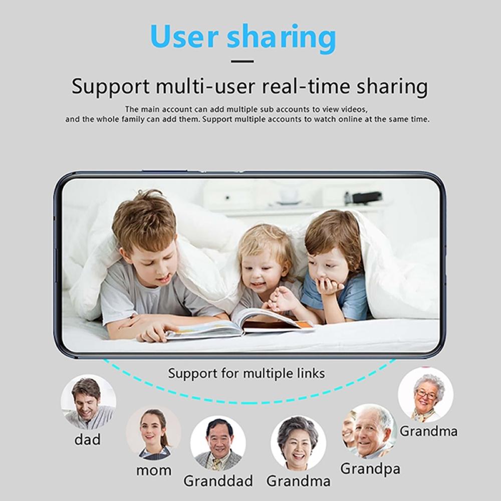 Mini WiFi Camera Smart Infrared 1080P HD Night Vision FunctionSupports Motion Sensing and Multi Use