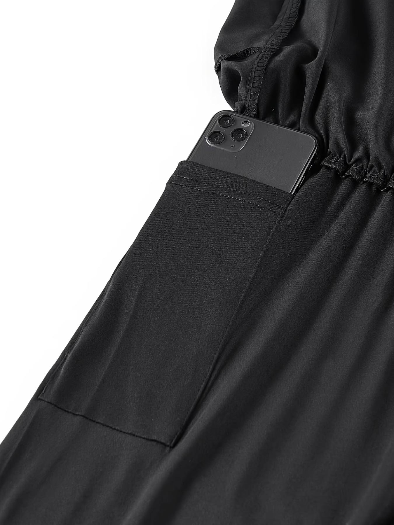 Men's Two-In-One Training Shorts and Compression Pants, High Elasticity Workout Shorts, Summer Multifunctional Shorts, Asymmetric Hem