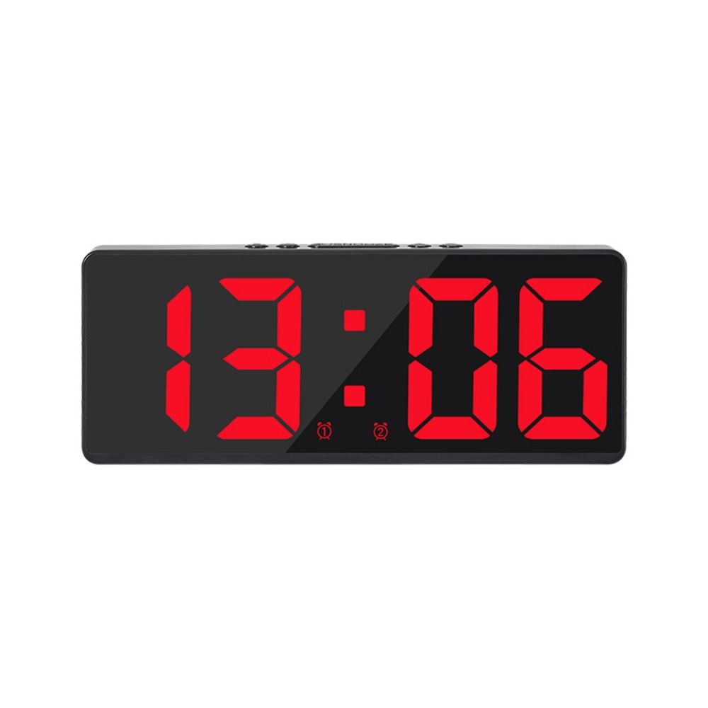 Creative digital clock, color night light, temperature calendar alarm clock, LED large digital electronic clock, backlight, home decoration