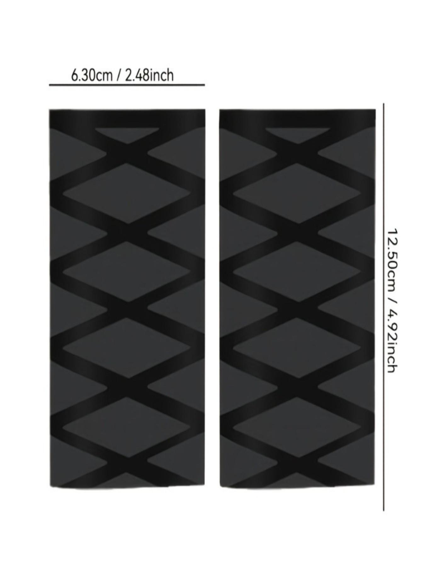 4 Piece Motorcycle Handlebar Grips, Heat Shrink Anti-Slip Rubber Protector, Suitable for Motorcycles and Scooters, Handguard Protection