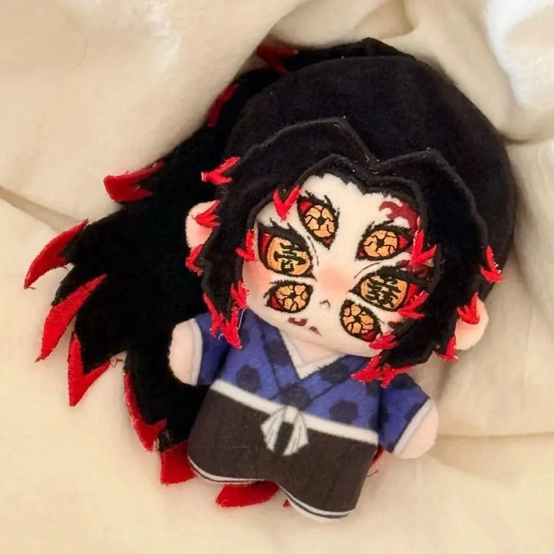 Anime Kimetsu no Yaiba Kokushibo Plush Dolls 10cm Mini Plushies Gifts Douma Stuffed Toy Pendant Dolls Collection