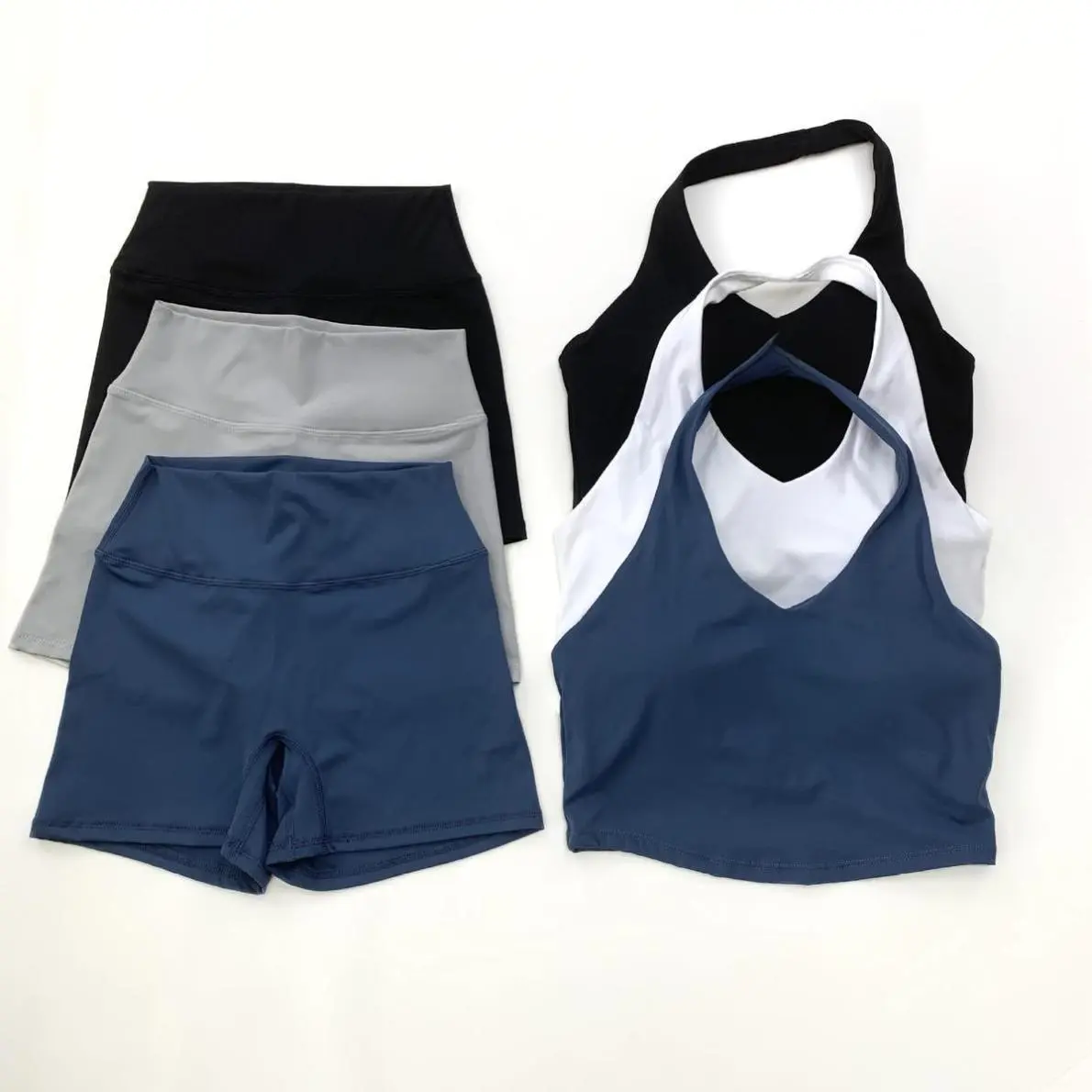 Gym Apparel, Fitness Set Training Butt-Lifting Sports Bra Women Halter Bra Pilates Yoga Wear Bra Gym Apparel, Fitness Set Training Butt-Lifting Sports Bra Women Halter Bra Pilates Yoga Wear Bra