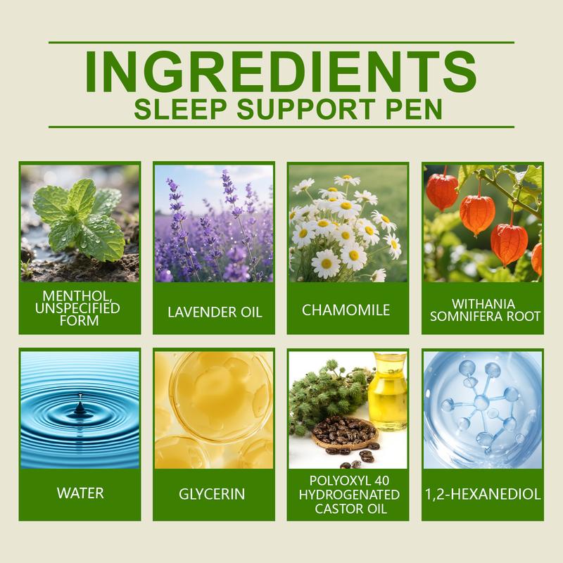 Portable Herbal Diffuser Pen, 4-In-1 Aromatherapy for Sleep, Energy & Mental Clarity, Stick Form, No Ca Prop 65 Warning