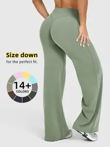 Women's Casual Wide Leg Sport Pants, Yoga Lounge Pants, Perfect Choice for Spring & Summer, Comfortable Fashion Design, Ideal for Daily Wear