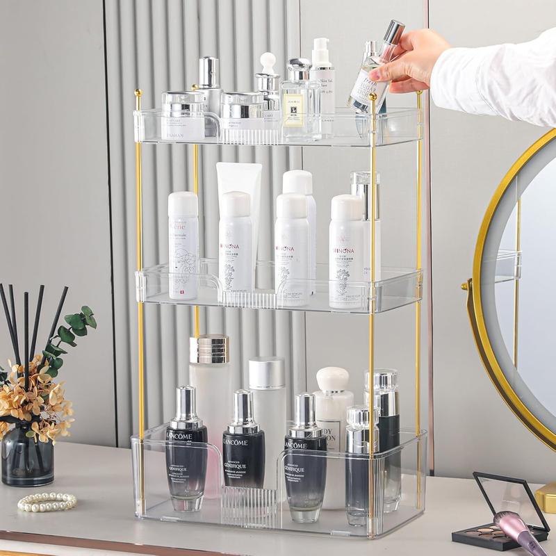 3-Tier Metal Fruit Vegetable Storage Basket with Hooks, Space-Saving Kitchen Organizer for Countertop, Pantry, Bathroom, Heavy Duty & Rust-Proof Design, Instantly Declutter Your Home! ,Deals for you days