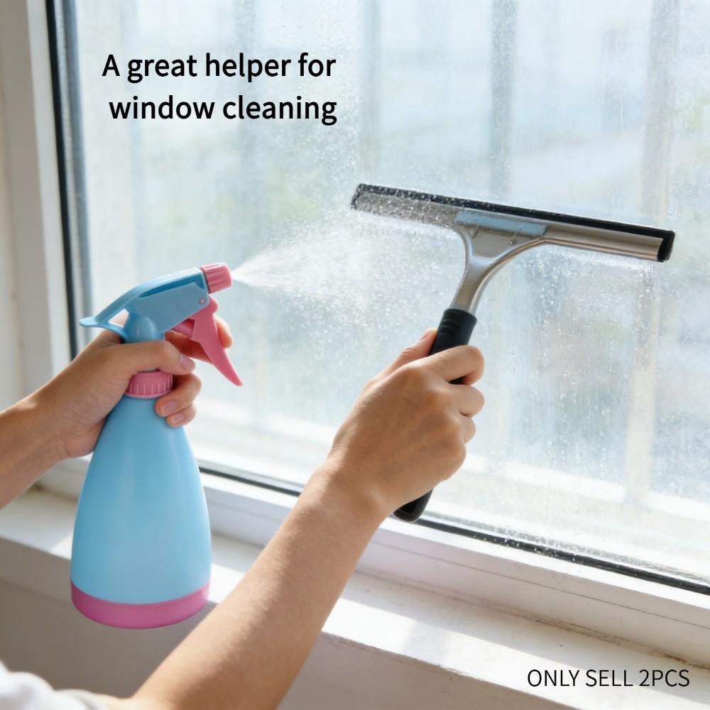 2pcs Colorful Lightweight Spray Bottles, Adjustable Nozzle Leak-Proof Design, Plastic Sprayer for Home Garden, Car Wash, Pet Cleaning