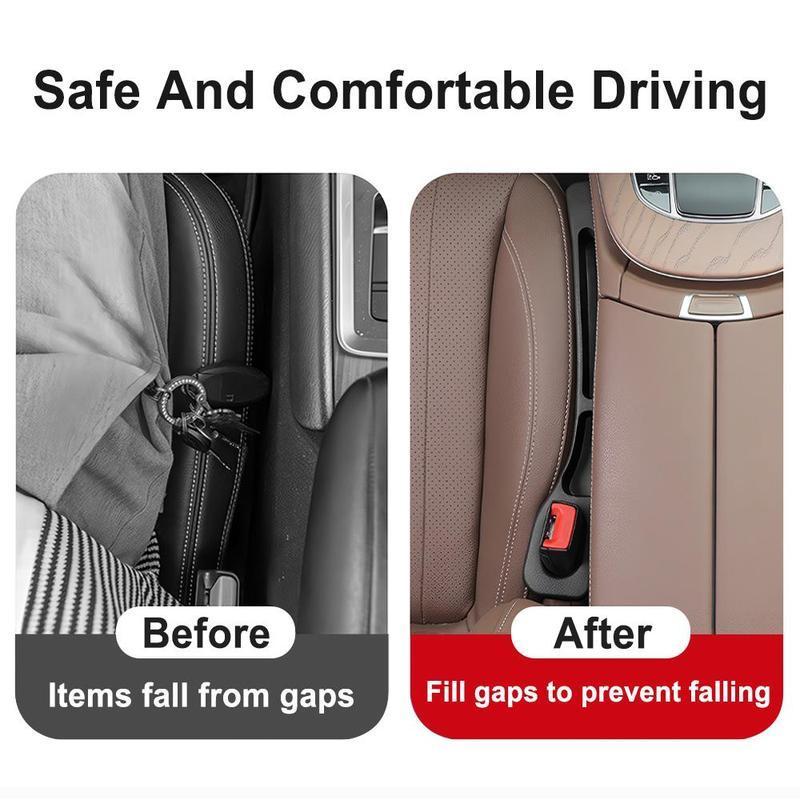 Car Seat Gap Filler Organizer, Waterproof Auto Seat Gap Plug Strip, Slot Seat Gap Storage Holder, Auto Interior Accessories, Car Gadgets, Vehicle Supplies, Car Console Organizer