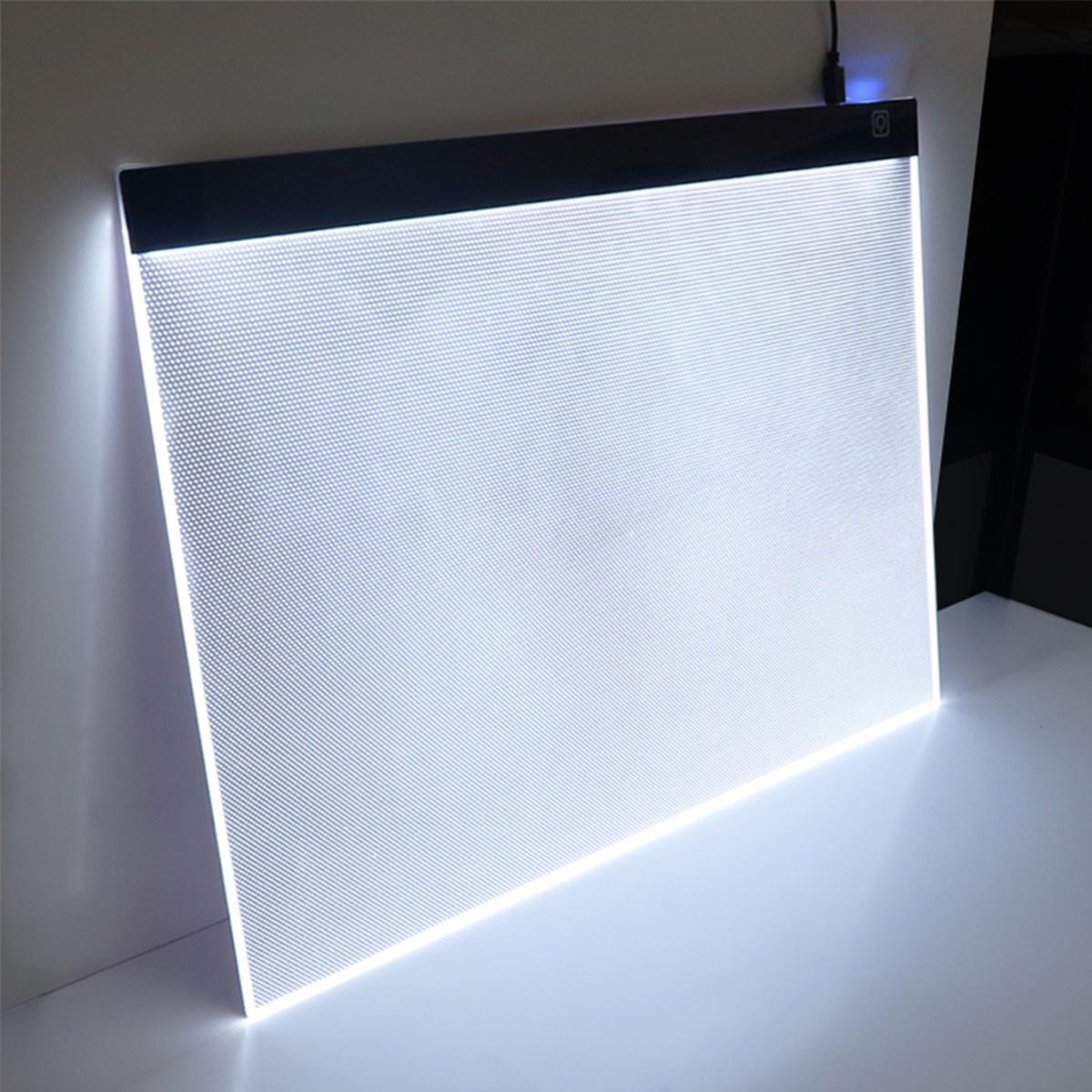 Professional A2 LED Light Box with Dimmable Touch Control - Ultra-Thin LED Light Board, Large Drawing Board for Diamond Painting, Sketching, Animation, Tattoo, Streaming - USB-Powered Artist Lighting with Brightness Adjustment, LED Light for Work