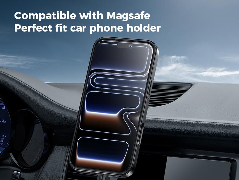 NEW - MAGIC JOHN 360 Degree Invisible Magnetic Stand Phone Case for iPhone and SamSung