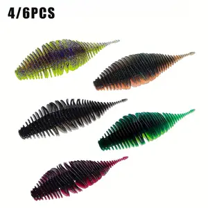 Soft Swimming Lure Worm, Bionic Lure, Multiple Color Sizes To Meet Daily Needs, Fishing Lure, Soft Fishing Worms, Soft Fishing Lures, Outdoor Fishing Accessories