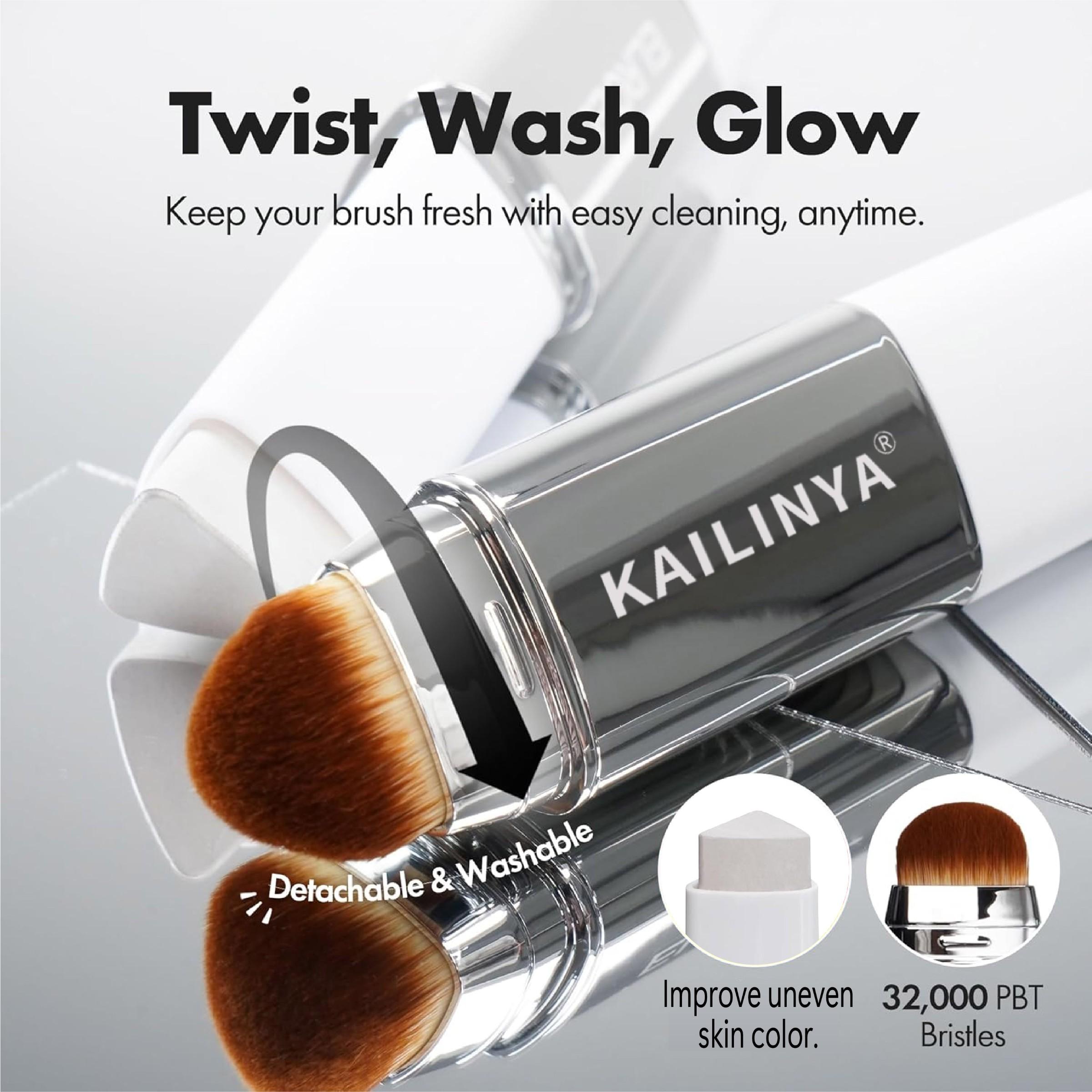 Dual-Ended Color-Changing Foundation Stick, Concealer, Contour, Highlighter, Long-Lasting, Flawless Finish, No Cakey Makeup