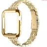 EYWXND Solid Stainless Steel Metal 7-Beaded Smart Watch Band & Case Set - Wearable Sports Wristband Accessories for Women, Series 8/9/10/11 Ultra SE, 41/45/49mm (Watch Not Included)