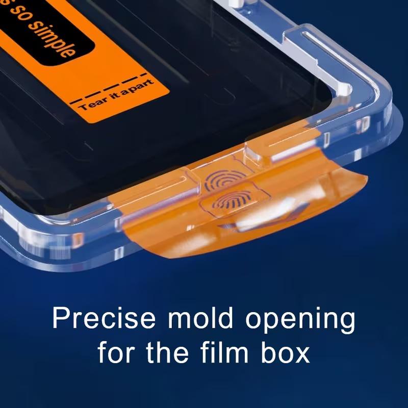 3-Piece Privacy Screen Protector Kit for iPhone 17 Pro Max/16 Pro Max/15 Pro Max Compatible with iPhone 17, 16, 15, 14, 13, 11, 12, XR Anti-spy phone film with dust removal tray, one-click application, speaker dust guard, full-screen coverage