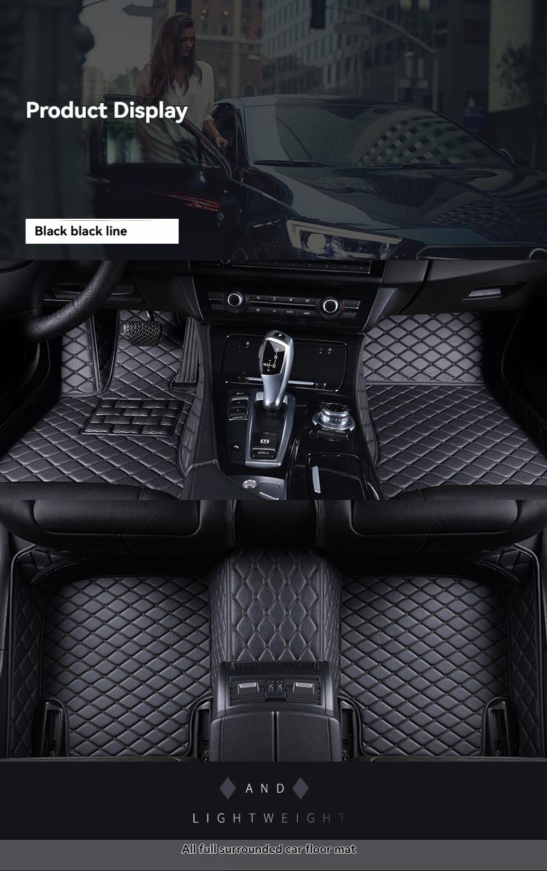 For 2010 Lincoln MKS Custom-Fit Full Coverage Car Floor Mats Easy-Clean Carpet-Style Floor Mats