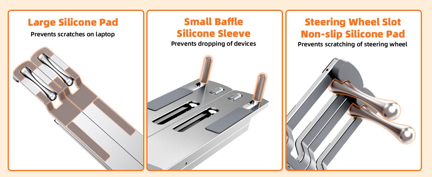 OATSBASF Car Laptop Mount Steering Wheel Tray Holder, Height Adjustable Car Desk for Laptop Computer Tablet, Foldable Portable Lap Laptop Stand for Car Vehicle Workstation Accessories Truck SUV Tesla OATSBASF Car Laptop Mount Steering Wheel Tray Holder, Height Adjustable Car Desk for Laptop Computer Tablet, Foldable Portable Lap Laptop Stand for Car Vehicle Workstation Accessories Truck SUV Tesla