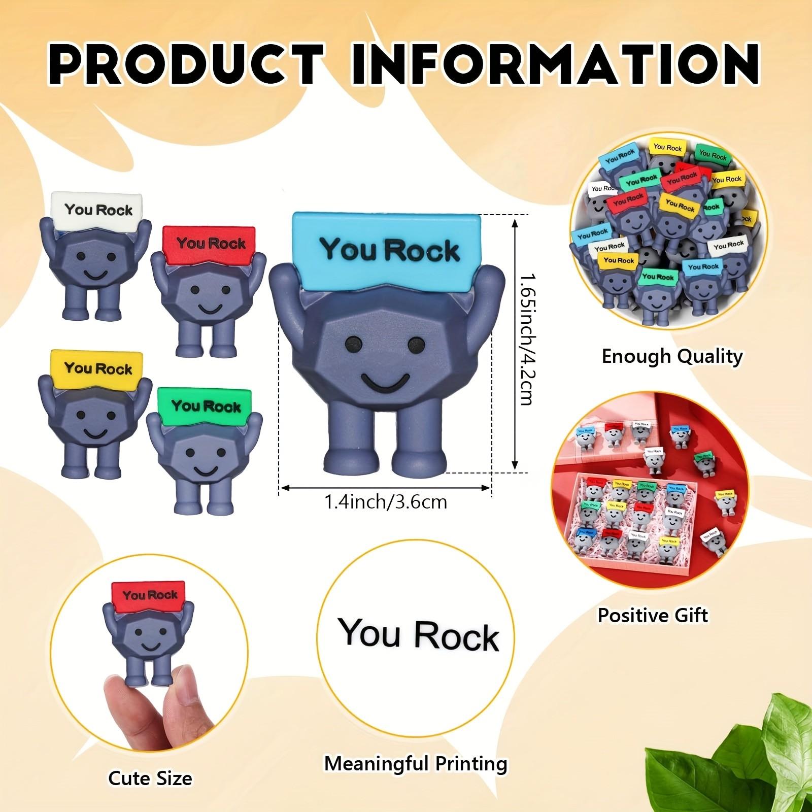 Random 10 Mini Inspirational Figurines Decorations, Encouragement Birthday Gifts for Colleagues Employees Teachers, Christmas Graduation Presents