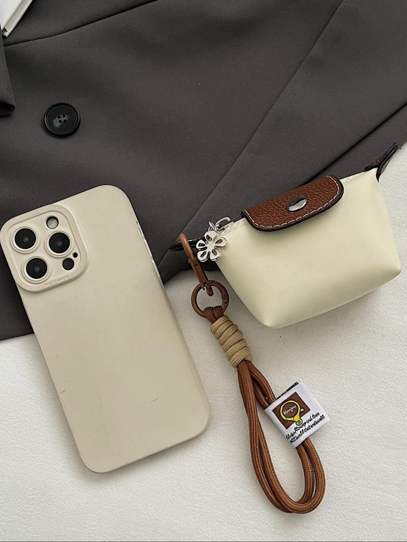 Women's Small Wallet with Detachable Nylon Wristband Coin Purse, Dual Pouch Wristlet, Zipper Closure, Decorative Bag, Christmas Gift for Young Girls, Gifts For Women