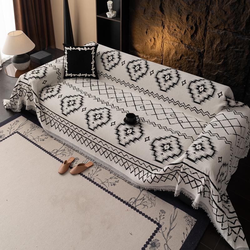 European Style Thickened Chenille Sofa Cover Blanket, Couch Covers, Warm Design, Multiple Colors & Sizes Available, Perfect for Living Room Decor